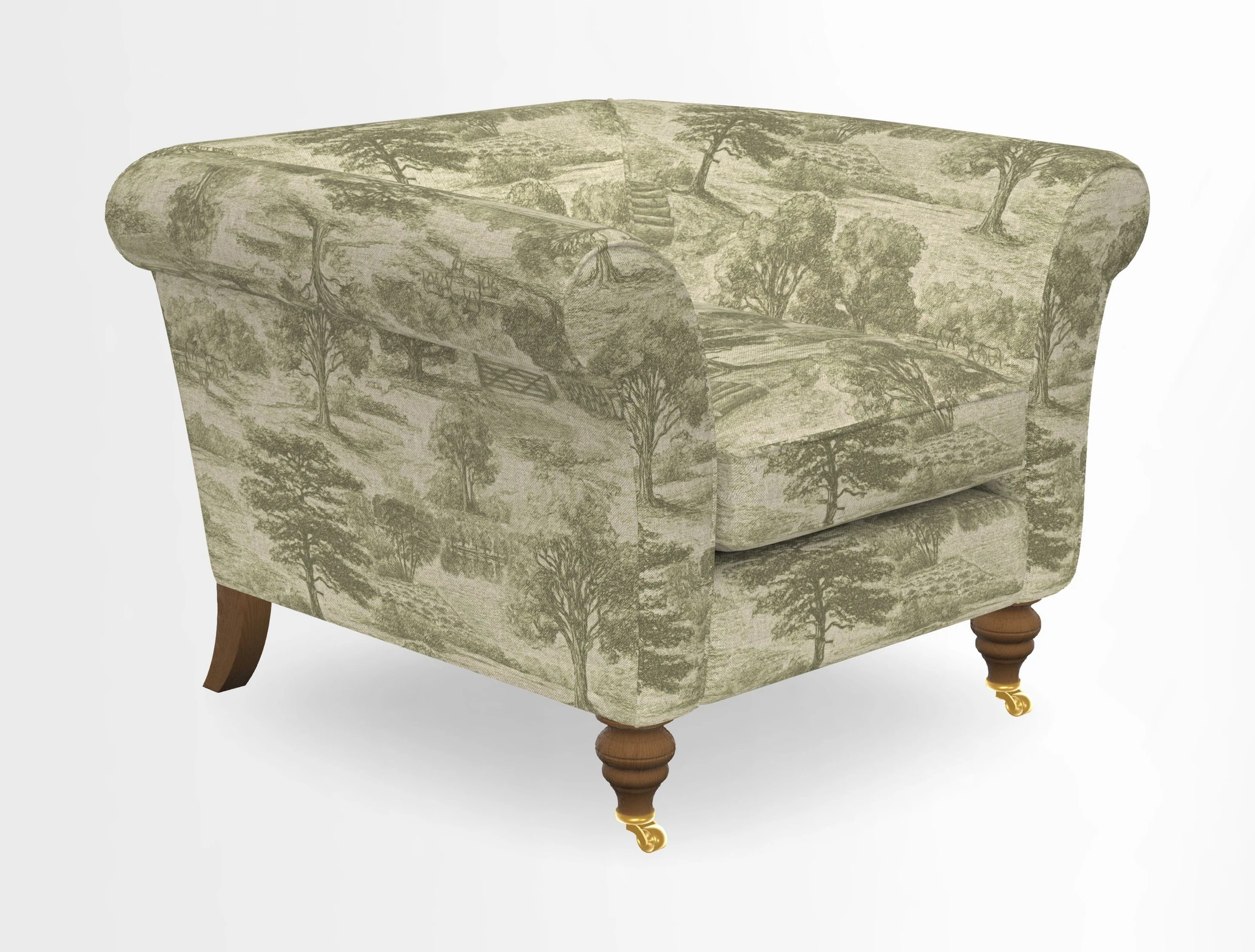 Otley Chair in Two Tone Plain Biscuit