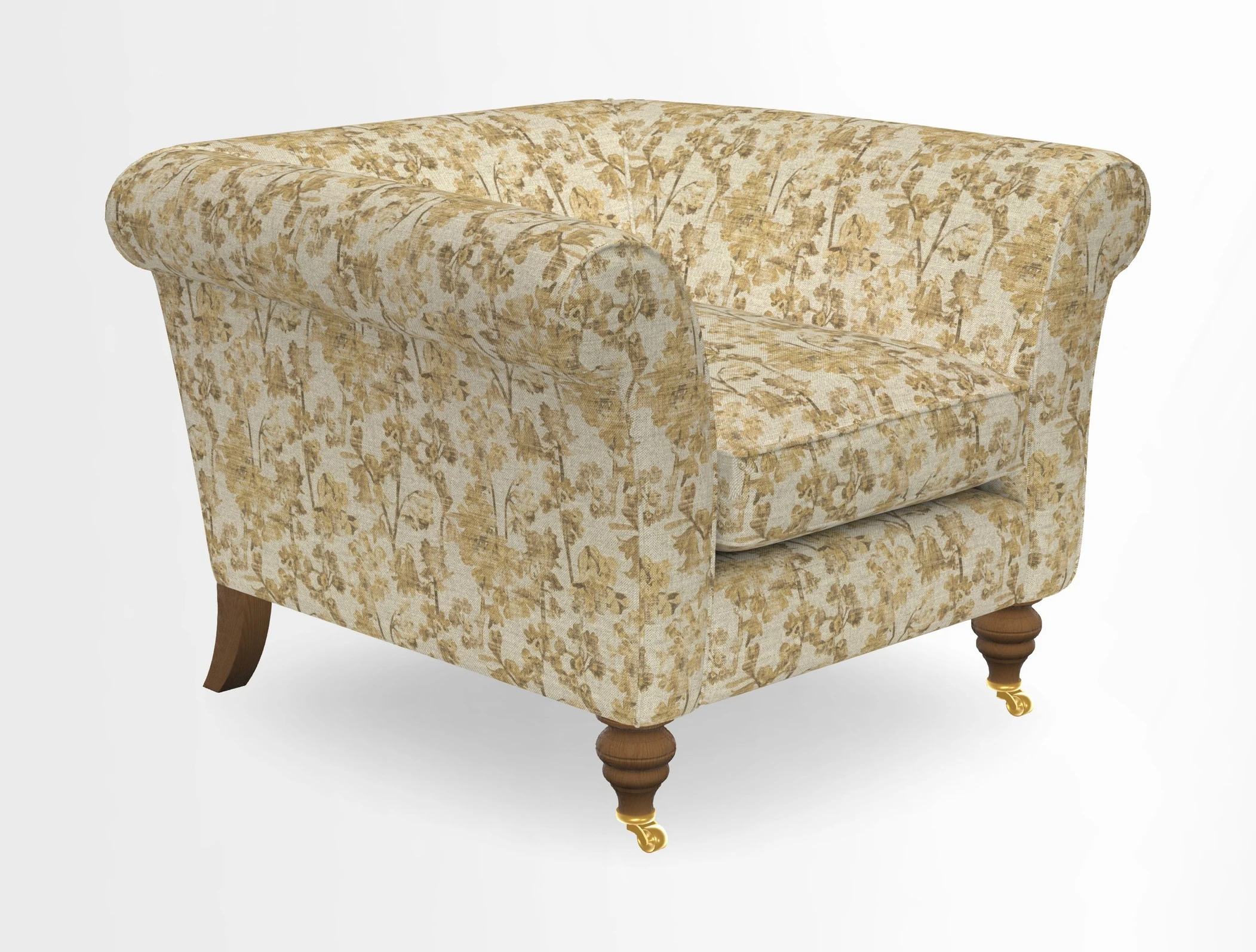 Otley Chair in Two Tone Plain Biscuit