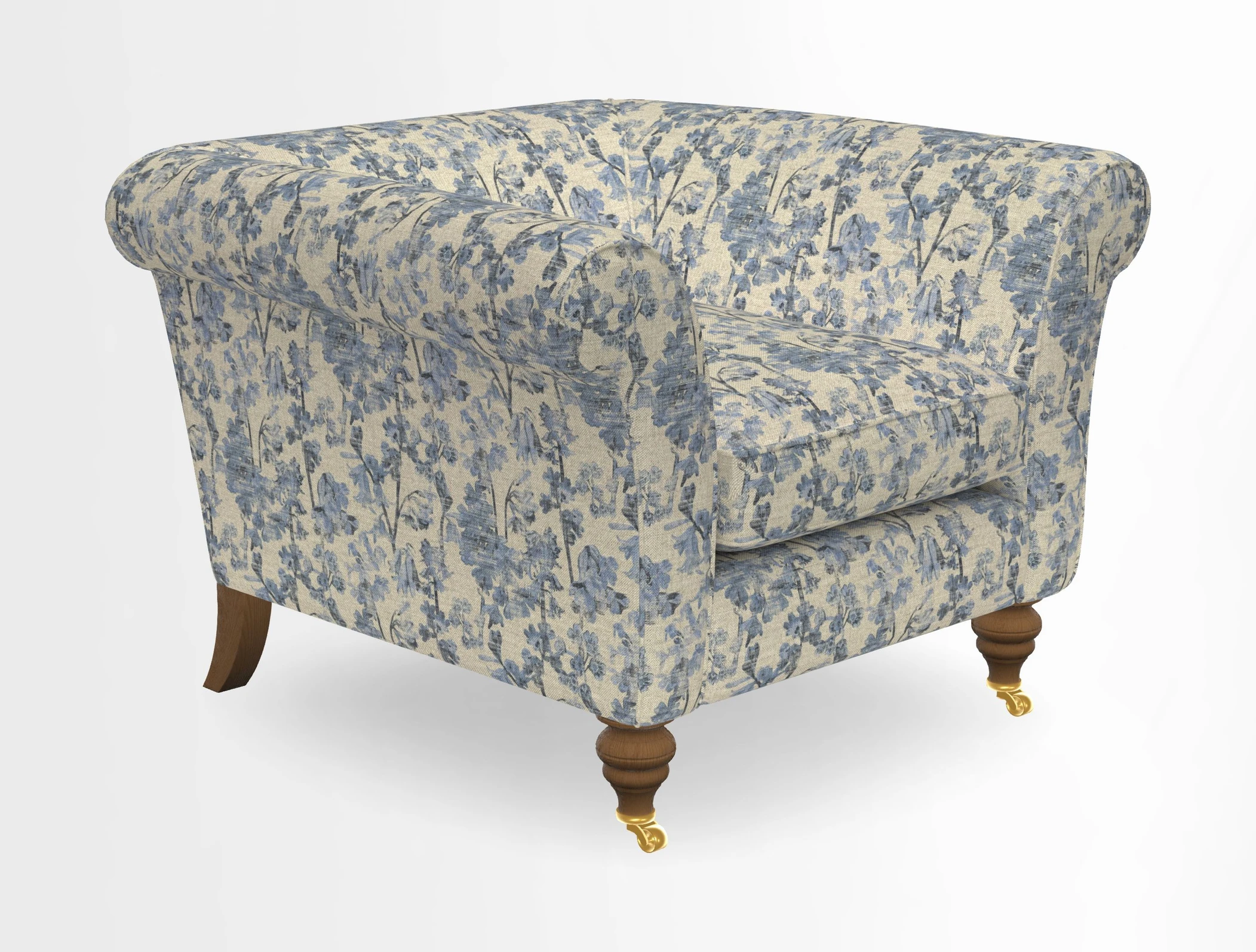 Otley Chair in Two Tone Plain Biscuit