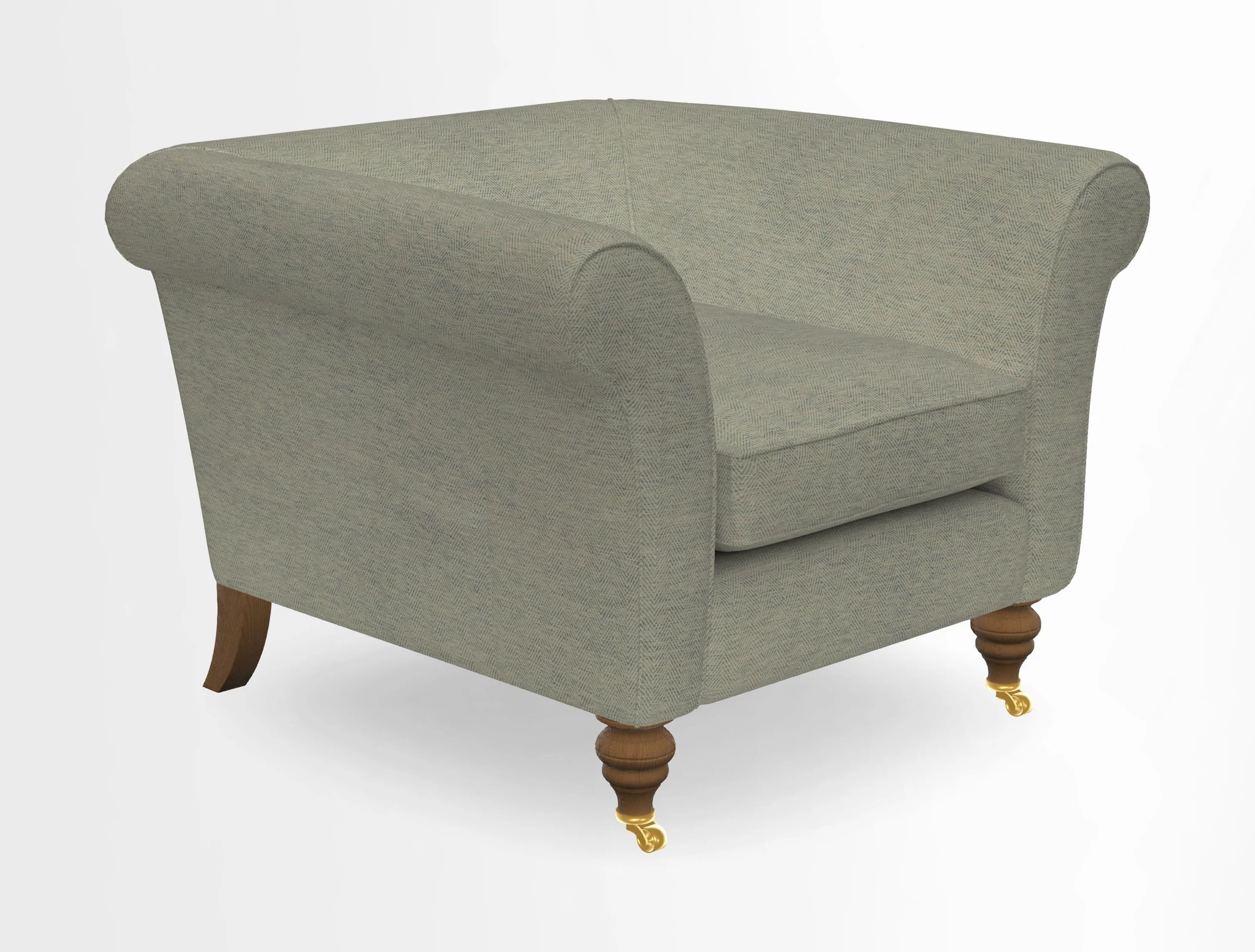 Otley Chair in Two Tone Plain Biscuit