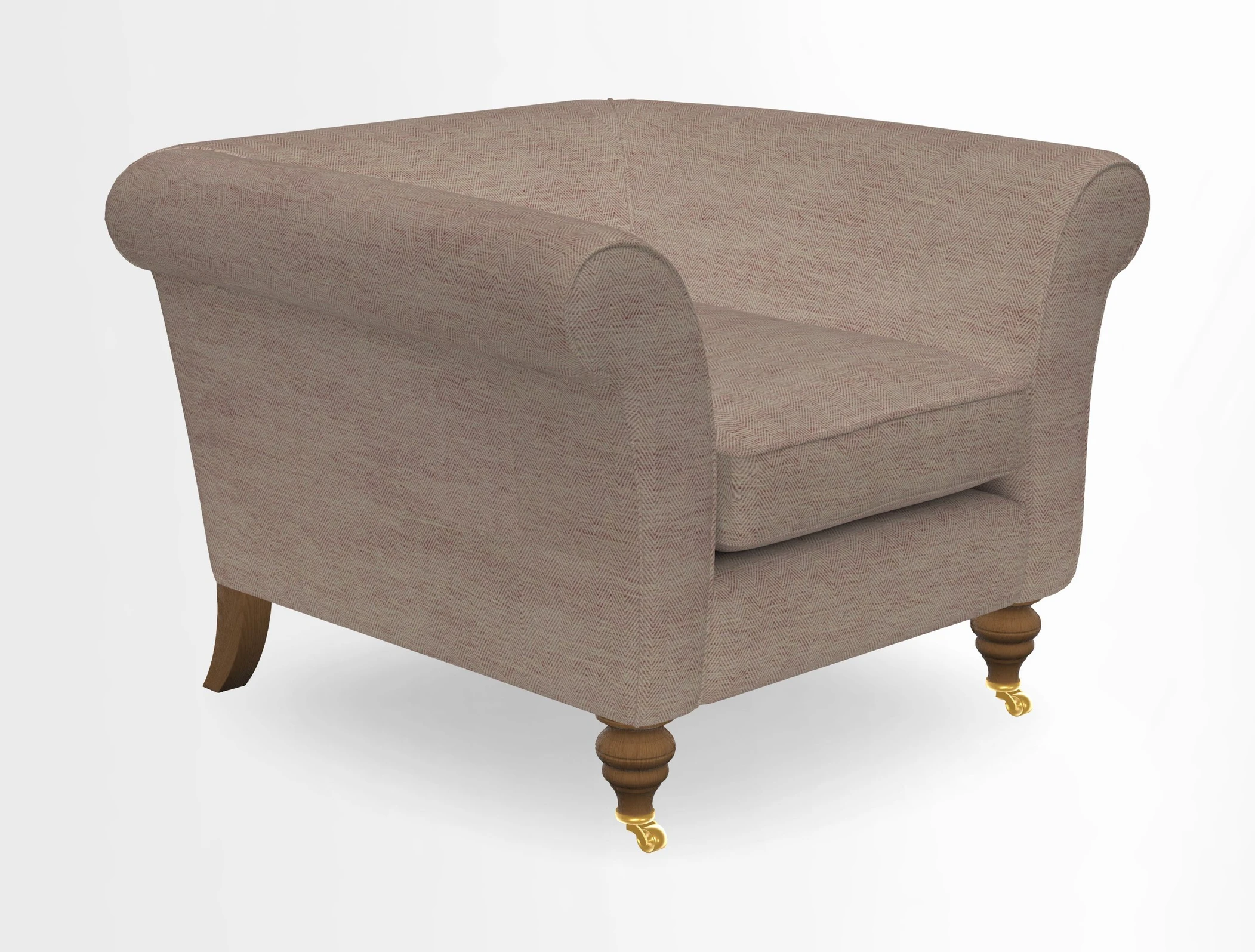 Otley Chair in Two Tone Plain Biscuit
