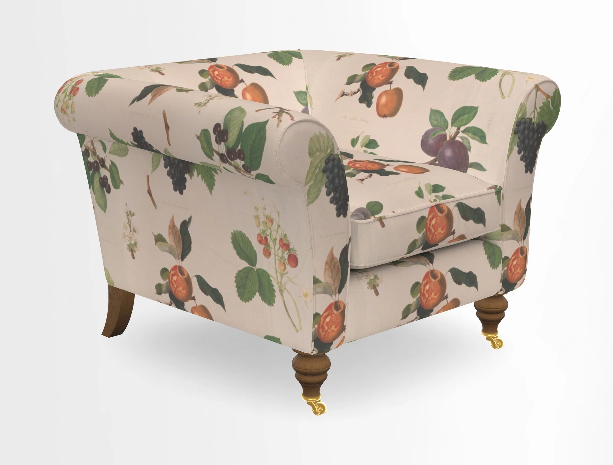 Otley Chair in Two Tone Plain Biscuit