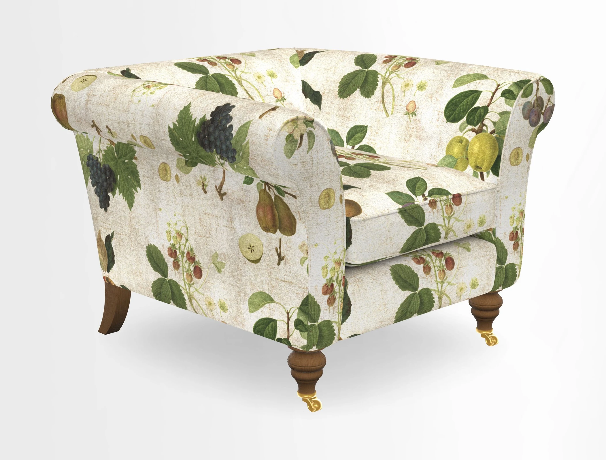 Otley Chair in Two Tone Plain Biscuit