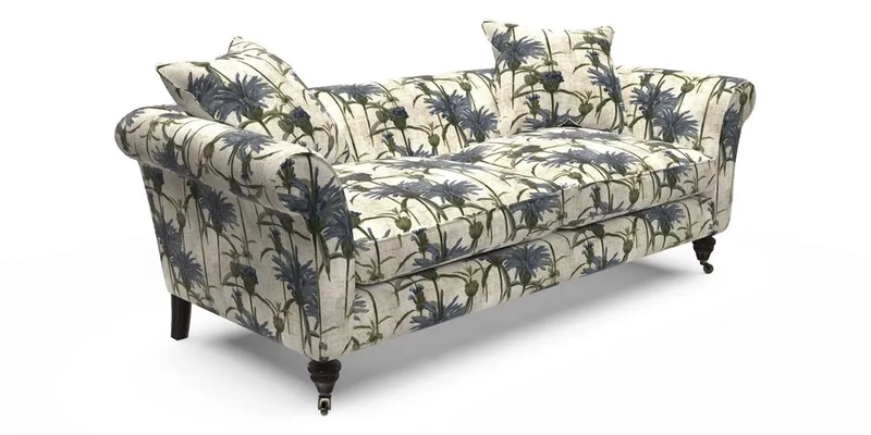 Otley 3 Seater Sofa in RHS Botanicals Palm Leaf Corn