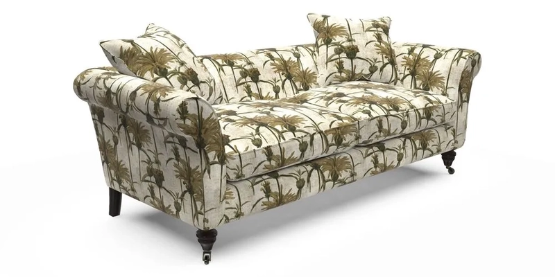 Otley 3 Seater Sofa in RHS Botanicals Palm Leaf Corn
