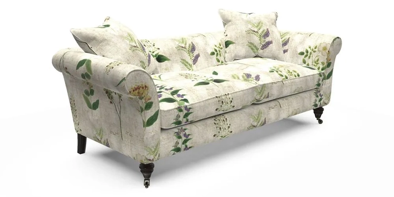 Otley 3 Seater Sofa in RHS Botanicals Palm Leaf Corn