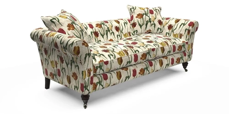 Otley 3 Seater Sofa in RHS Botanicals Palm Leaf Corn
