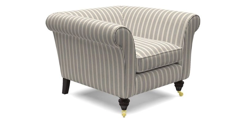 Otley Chair in Two Tone Plain Biscuit