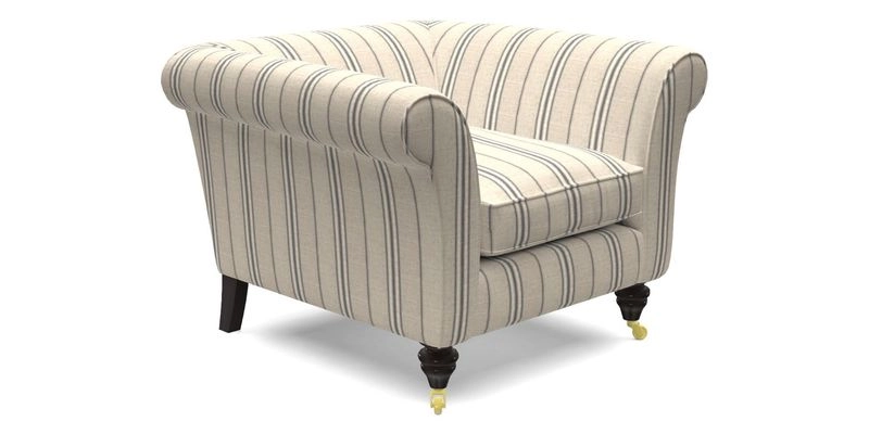 Otley Chair in Two Tone Plain Biscuit