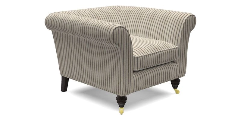 Otley Chair in Two Tone Plain Biscuit