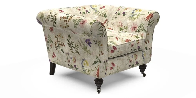 Otley Chair in Two Tone Plain Biscuit