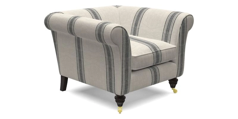 Otley Chair in Two Tone Plain Biscuit