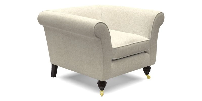 Otley Chair in Two Tone Plain Biscuit