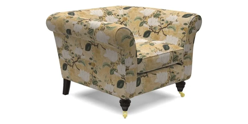 Otley Chair in Two Tone Plain Biscuit