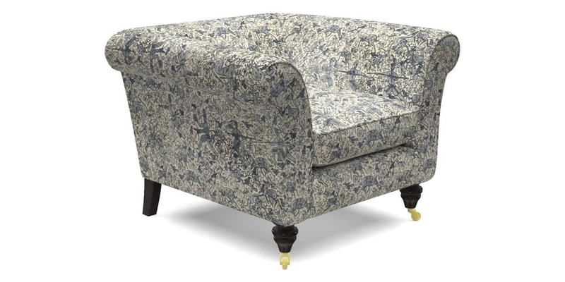 Otley Chair in Two Tone Plain Biscuit