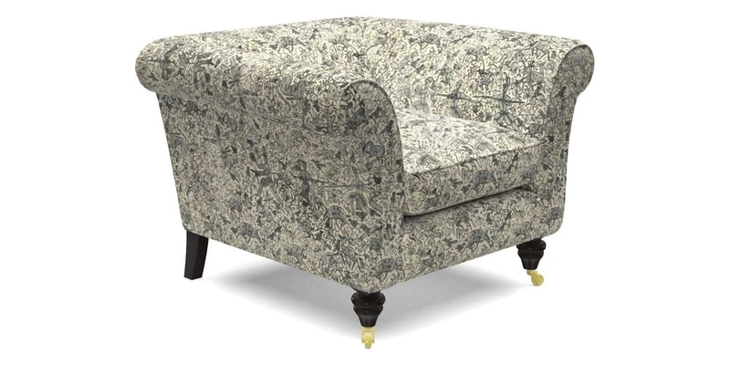 Otley Chair in Two Tone Plain Biscuit