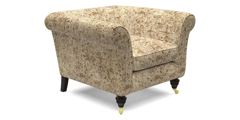 Otley Chair in Two Tone Plain Biscuit