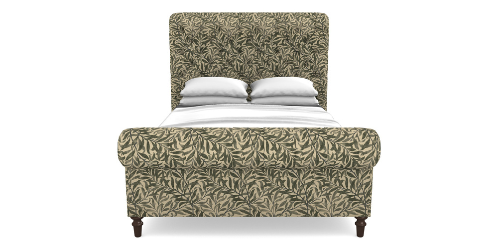 Product photograph of Pentlow Double In V A Drawn From Nature - Willow Bough Large - Dark Green from Sofas and Stuff Limited