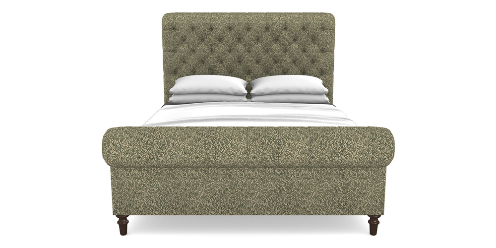 Product photograph of Pentlow King In V A Drawn From Nature Collection - Willow - Dark Green from Sofas and Stuff Limited