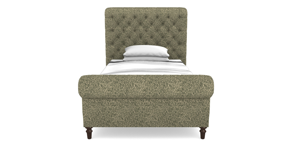 Product photograph of Pentlow Single In V A Drawn From Nature Collection - Willow - Dark Green from Sofas and Stuff Limited