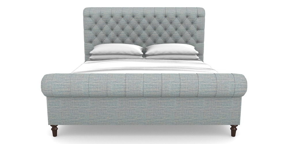 Product photograph of Pentlow Super King In Basket Weave - Blue from Sofas and Stuff Limited