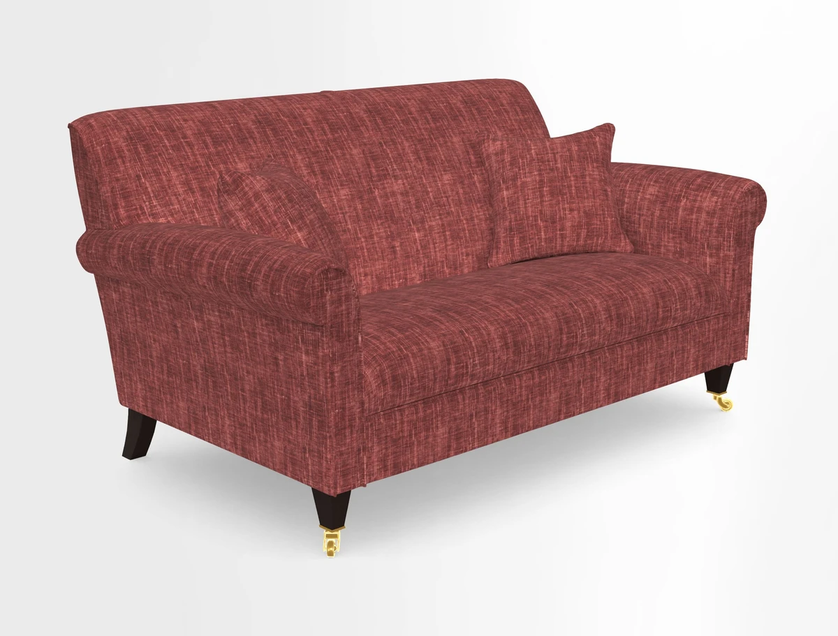 Petworth 2 Seater Sofa in Mulberry Flying Ducks