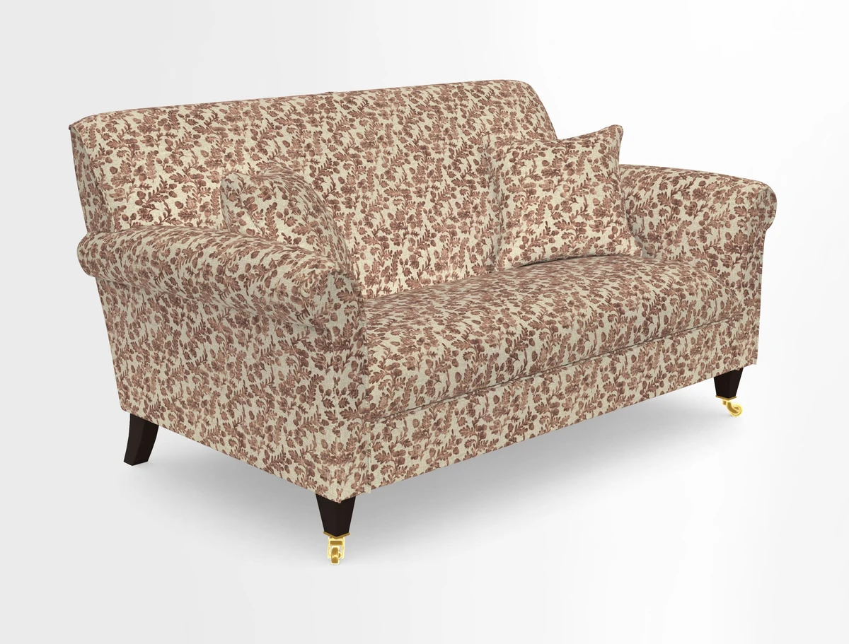 Petworth 2 Seater Sofa in Mulberry Flying Ducks