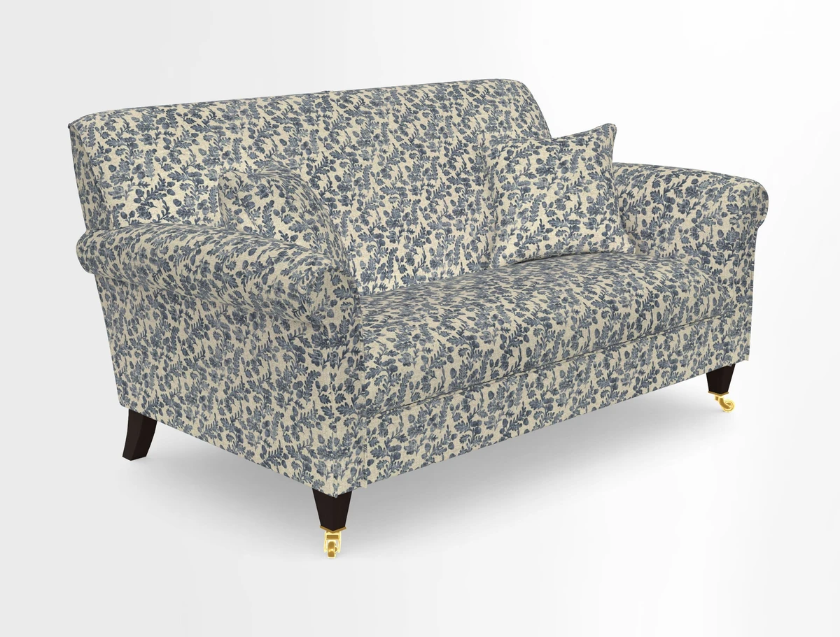 Petworth 2 Seater Sofa in Mulberry Flying Ducks