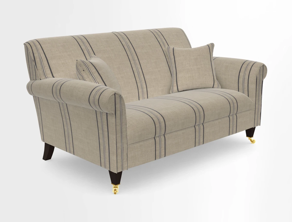 Petworth 2 Seater Sofa in Mulberry Flying Ducks