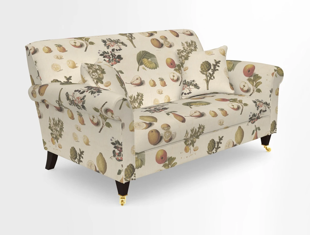 Petworth 2 Seater Sofa in Mulberry Flying Ducks