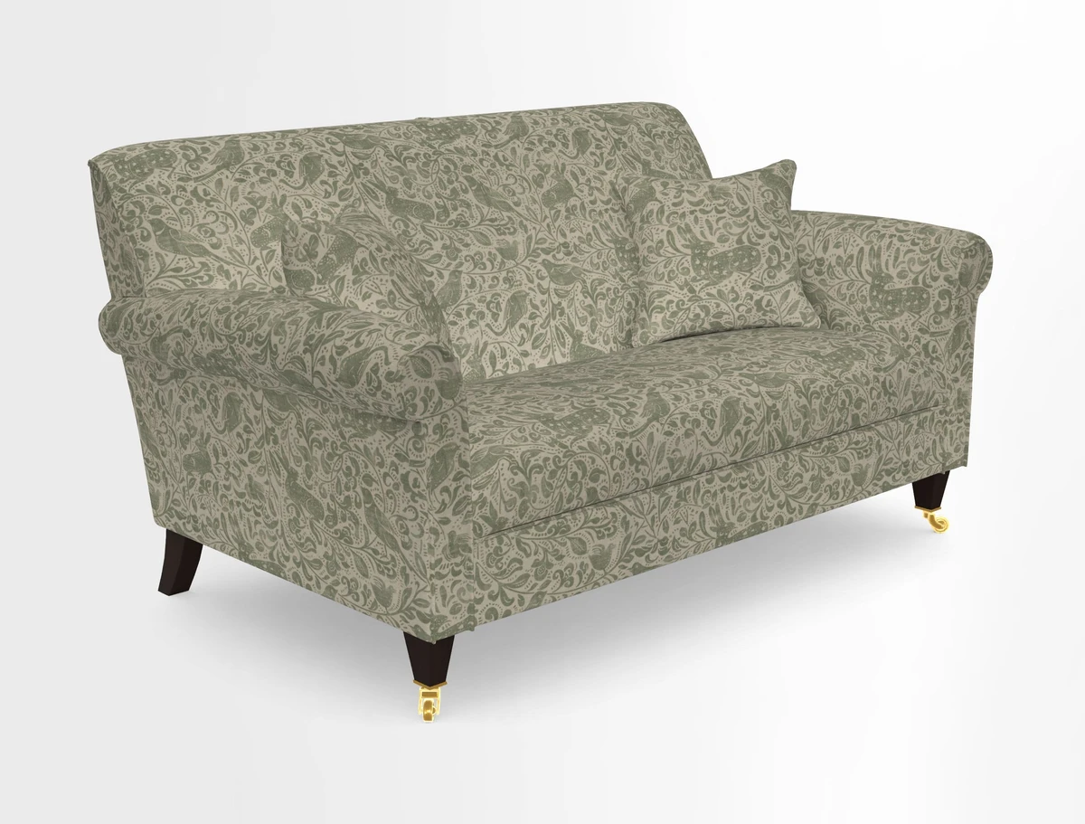 Petworth 2 Seater Sofa in Mulberry Flying Ducks