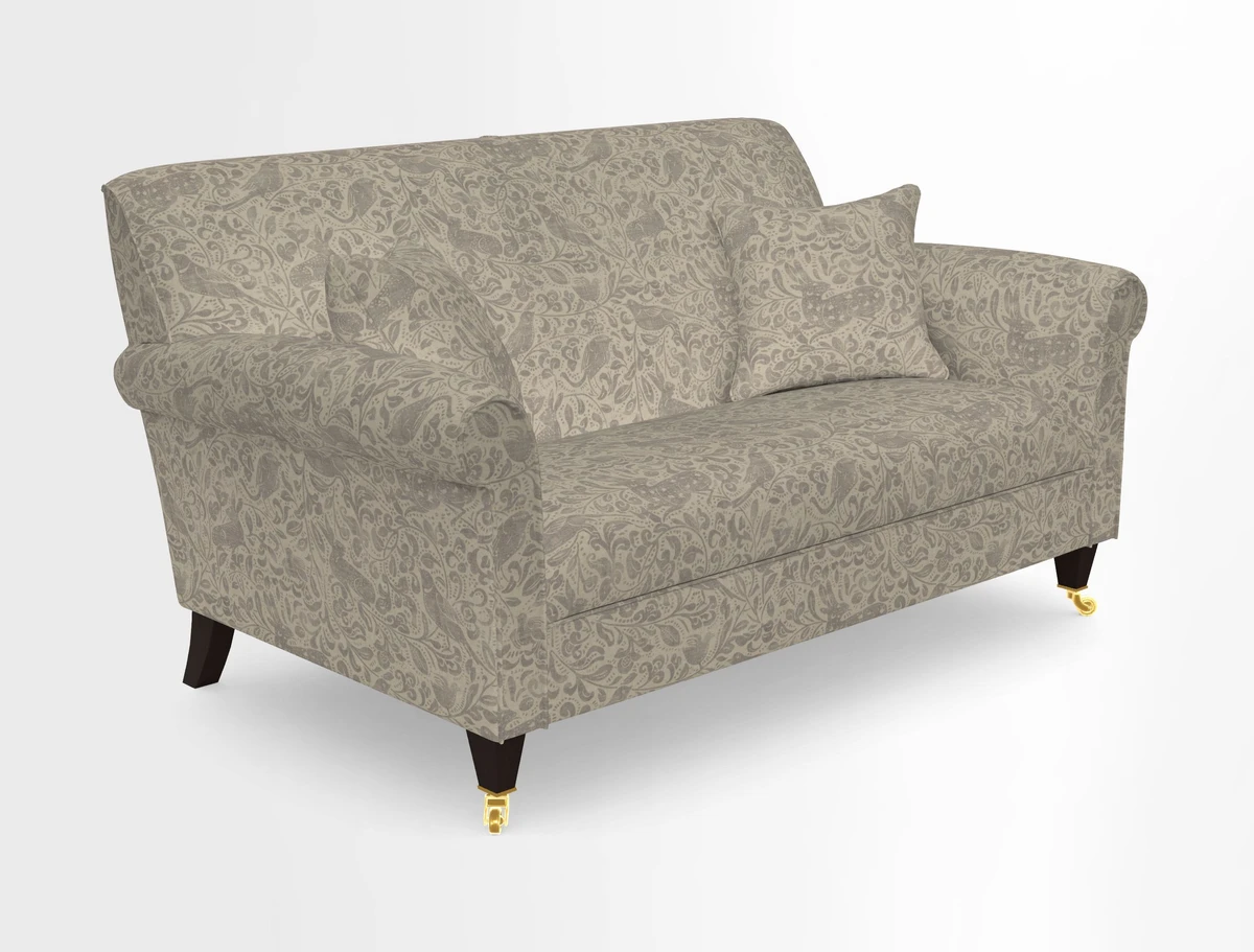 Petworth 2 Seater Sofa in Mulberry Flying Ducks