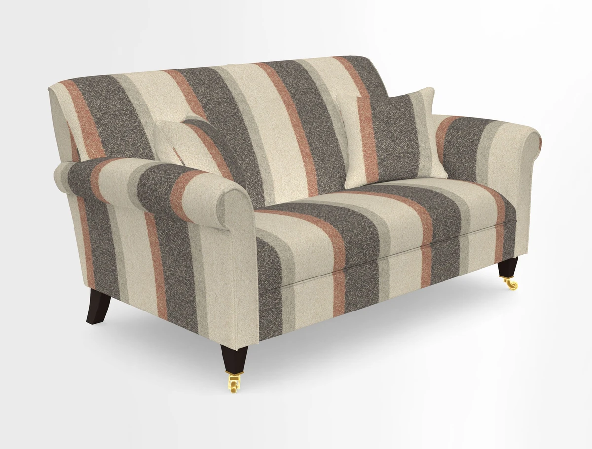 Petworth 2 Seater Sofa in Mulberry Flying Ducks