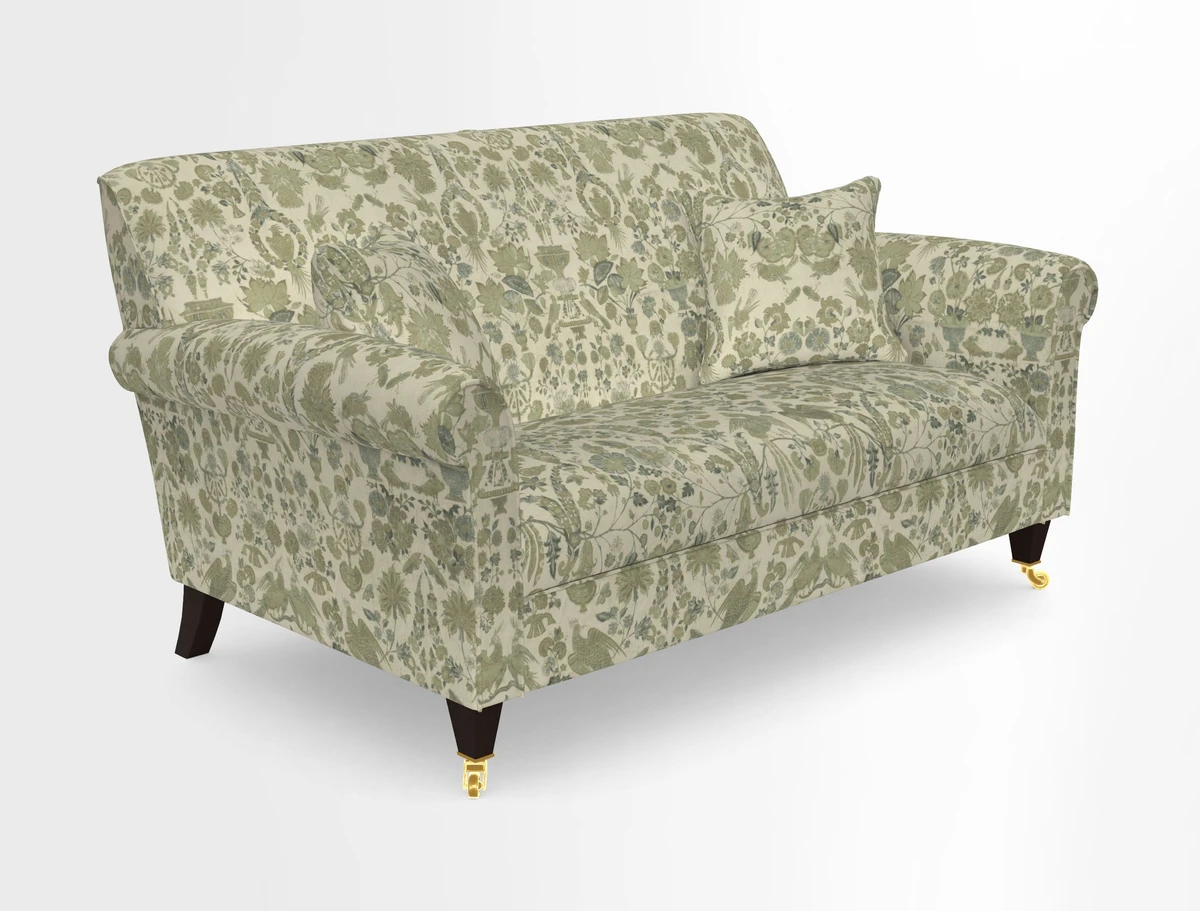 Petworth 2 Seater Sofa in Mulberry Flying Ducks
