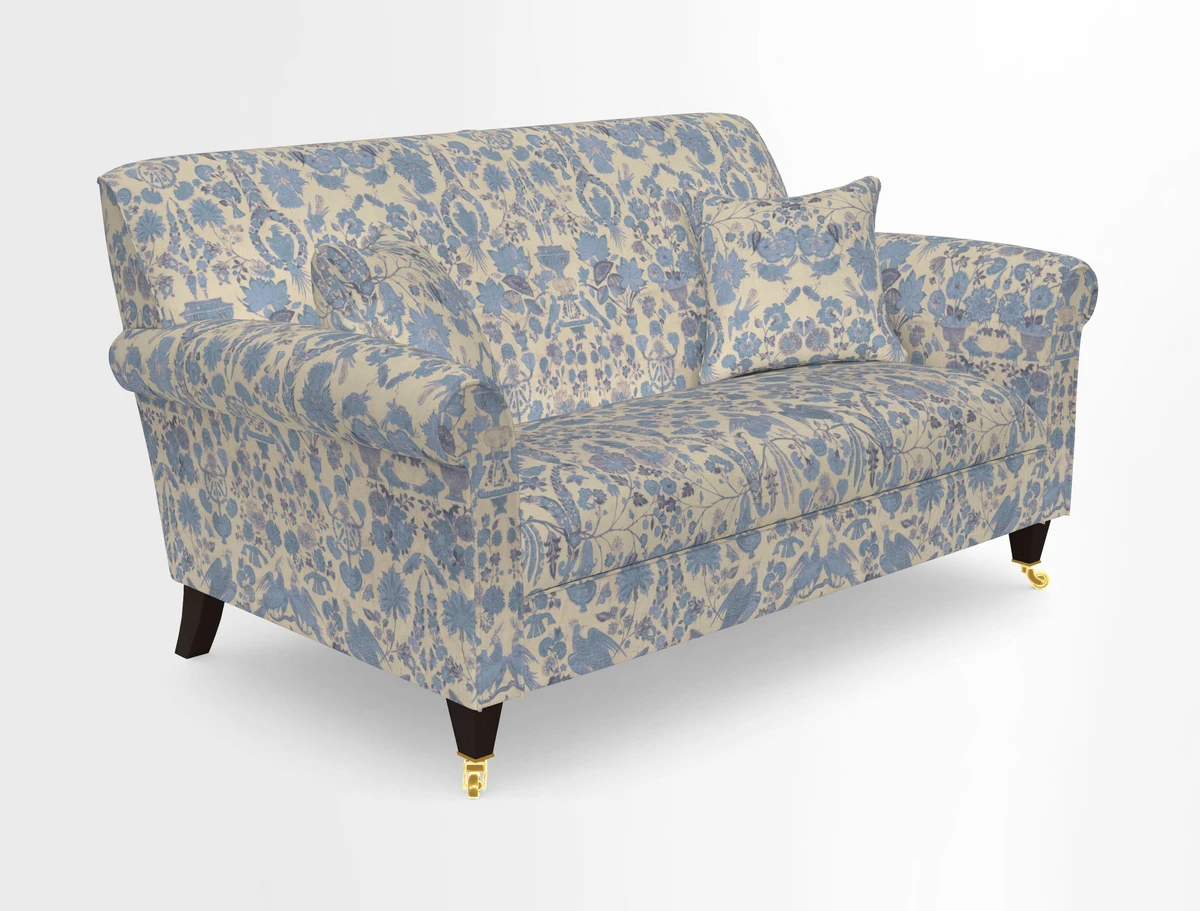 Petworth 2 Seater Sofa in Mulberry Flying Ducks