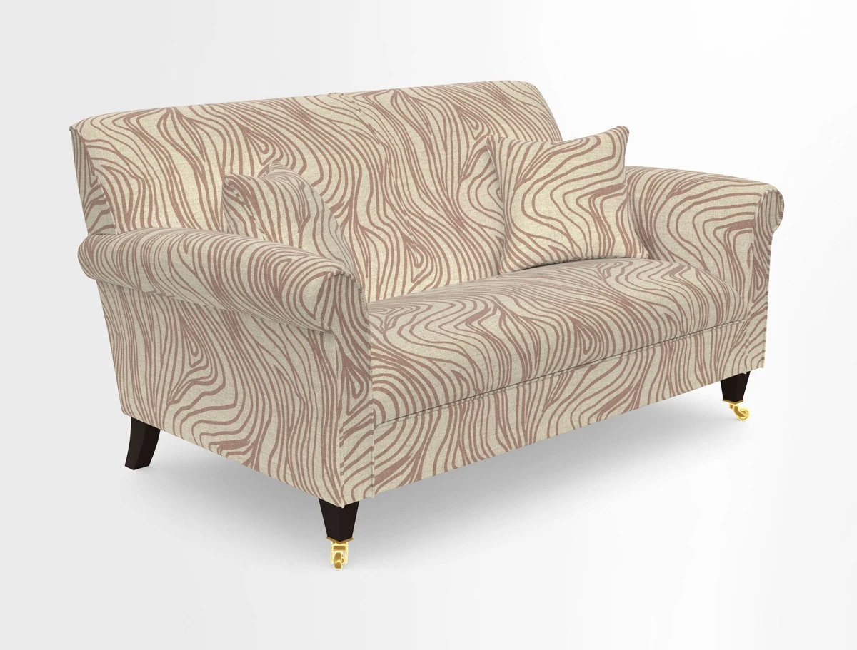 Petworth 2 Seater Sofa in Mulberry Flying Ducks