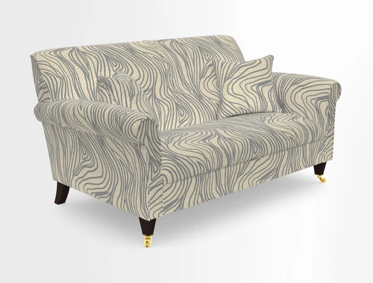 Petworth 2 Seater Sofa in Mulberry Flying Ducks