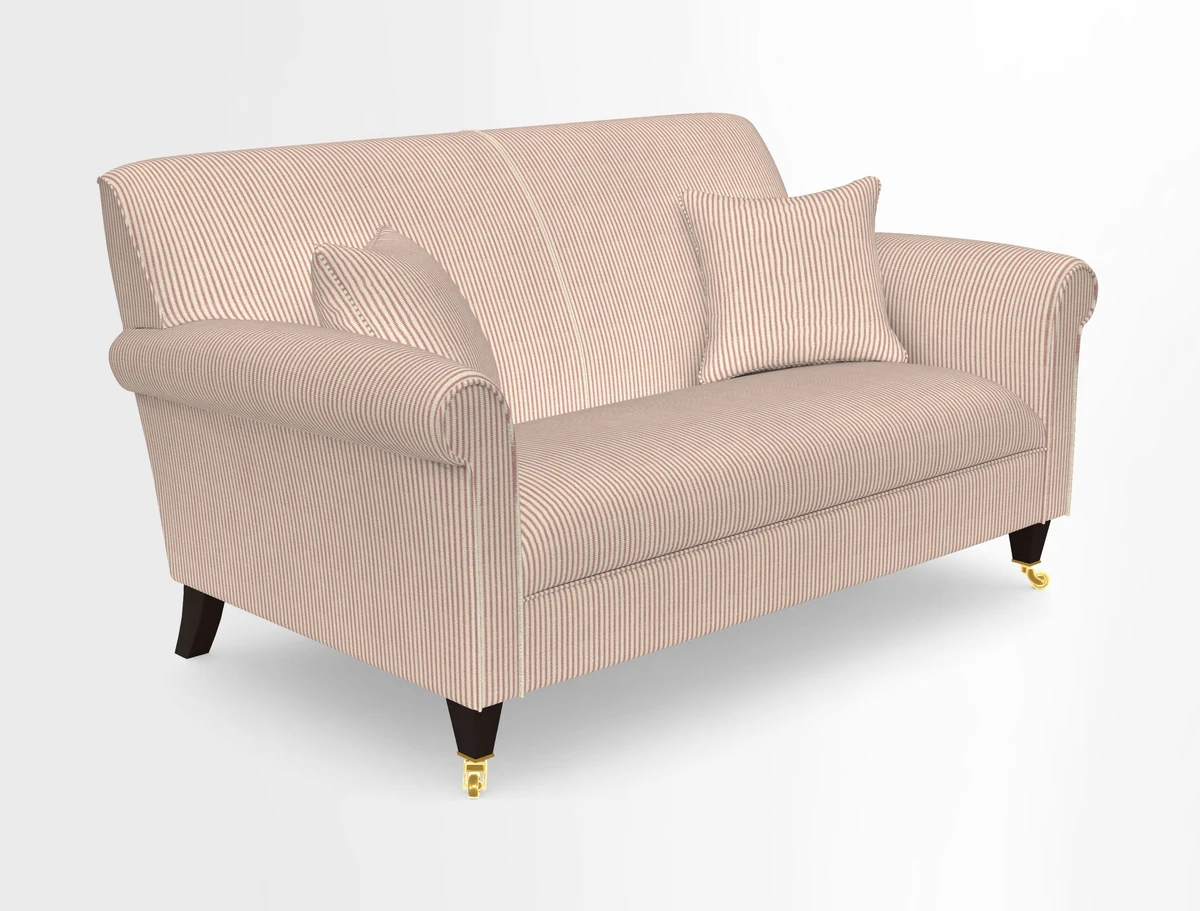 Petworth 2 Seater Sofa in Mulberry Flying Ducks