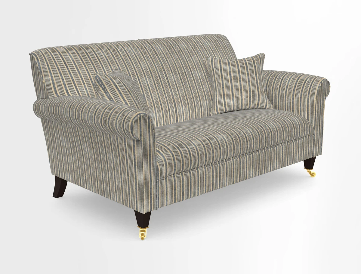 Petworth 2 Seater Sofa in Mulberry Flying Ducks