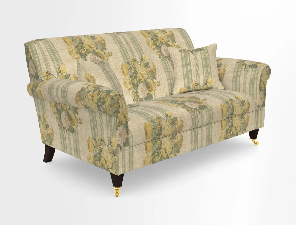 Petworth 2 Seater Sofa in Mulberry Flying Ducks