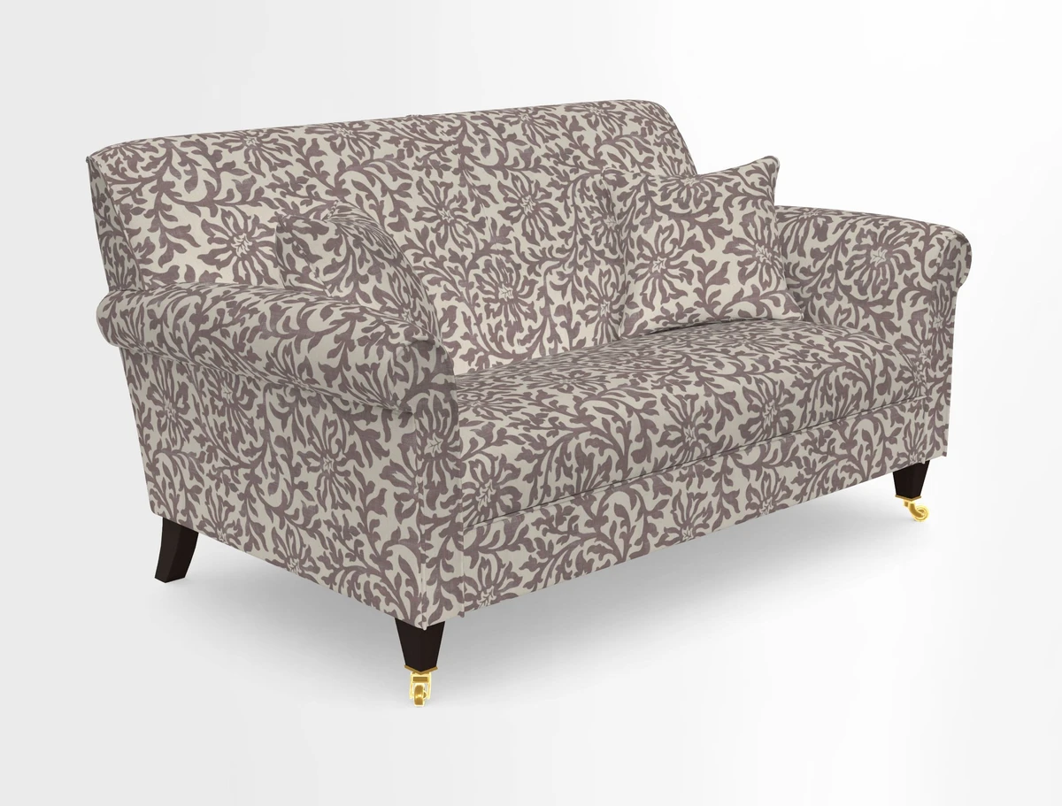 Petworth 2 Seater Sofa in Mulberry Flying Ducks