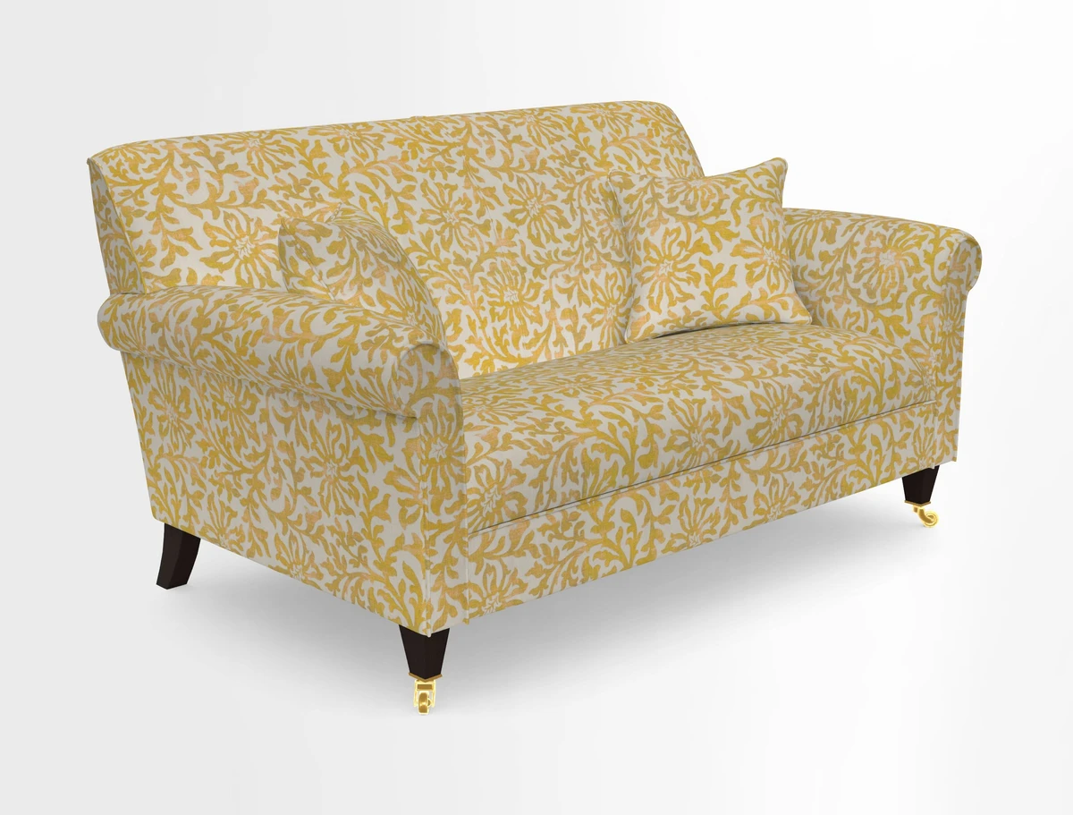 Petworth 2 Seater Sofa in Mulberry Flying Ducks
