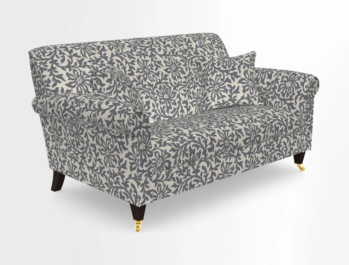 Petworth 2 Seater Sofa in Mulberry Flying Ducks