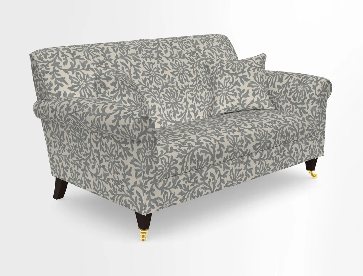 Petworth 2 Seater Sofa in Mulberry Flying Ducks