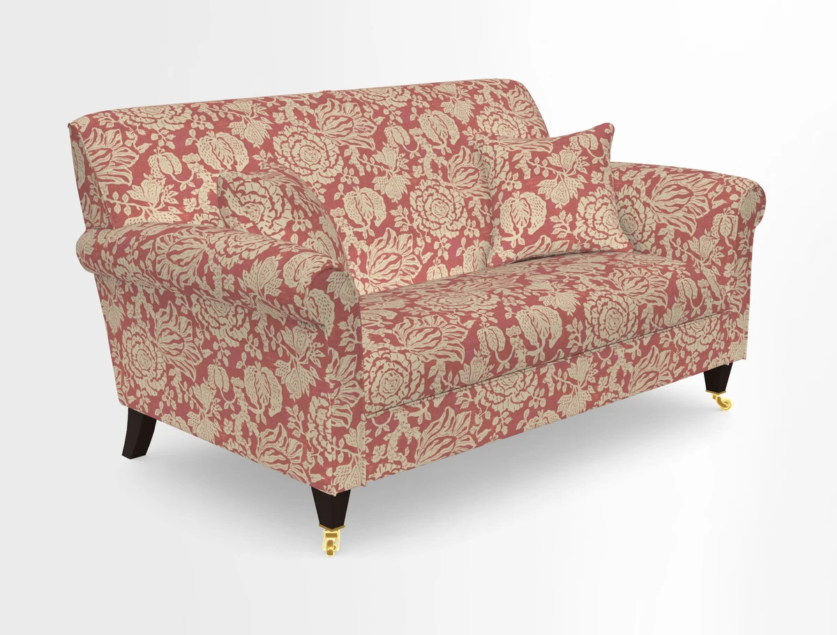 Petworth 2 Seater Sofa in Mulberry Flying Ducks
