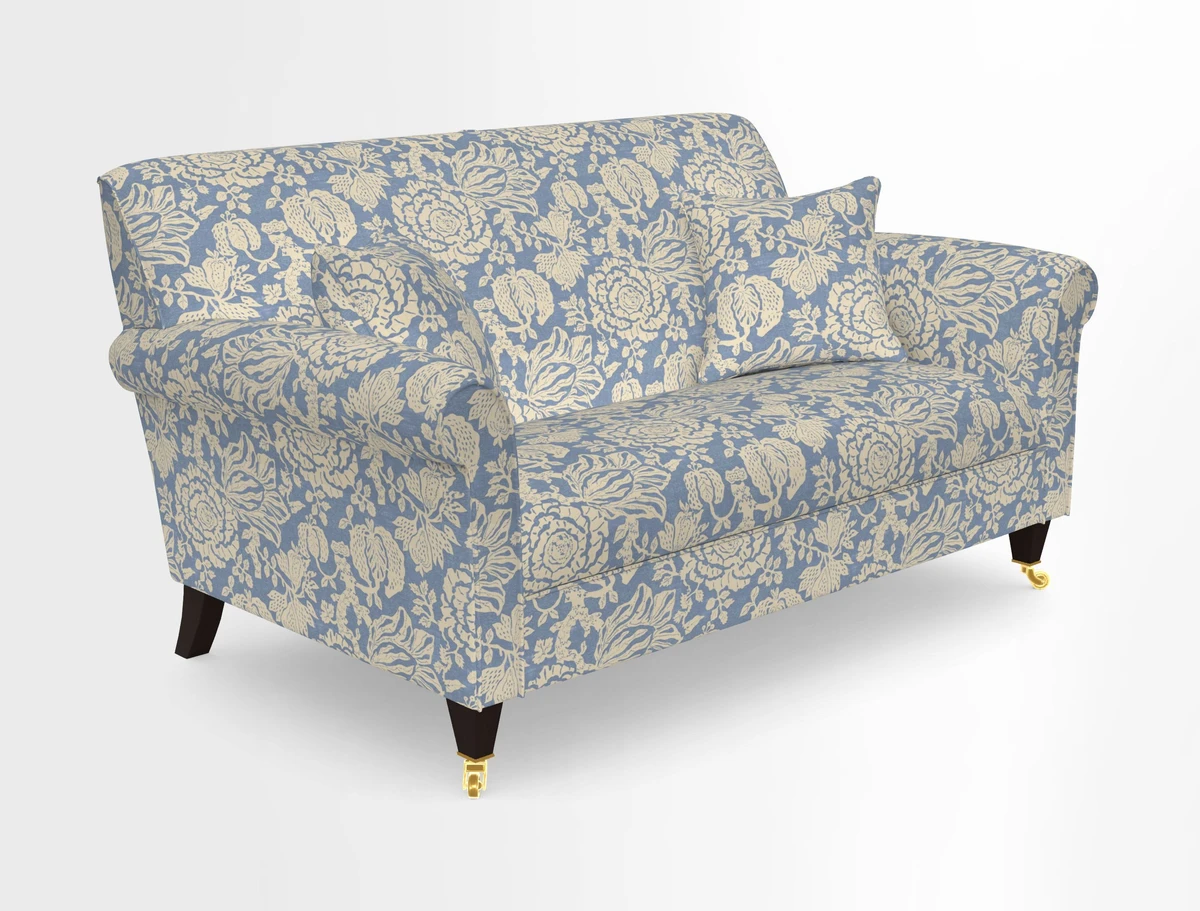 Petworth 2 Seater Sofa in Mulberry Flying Ducks