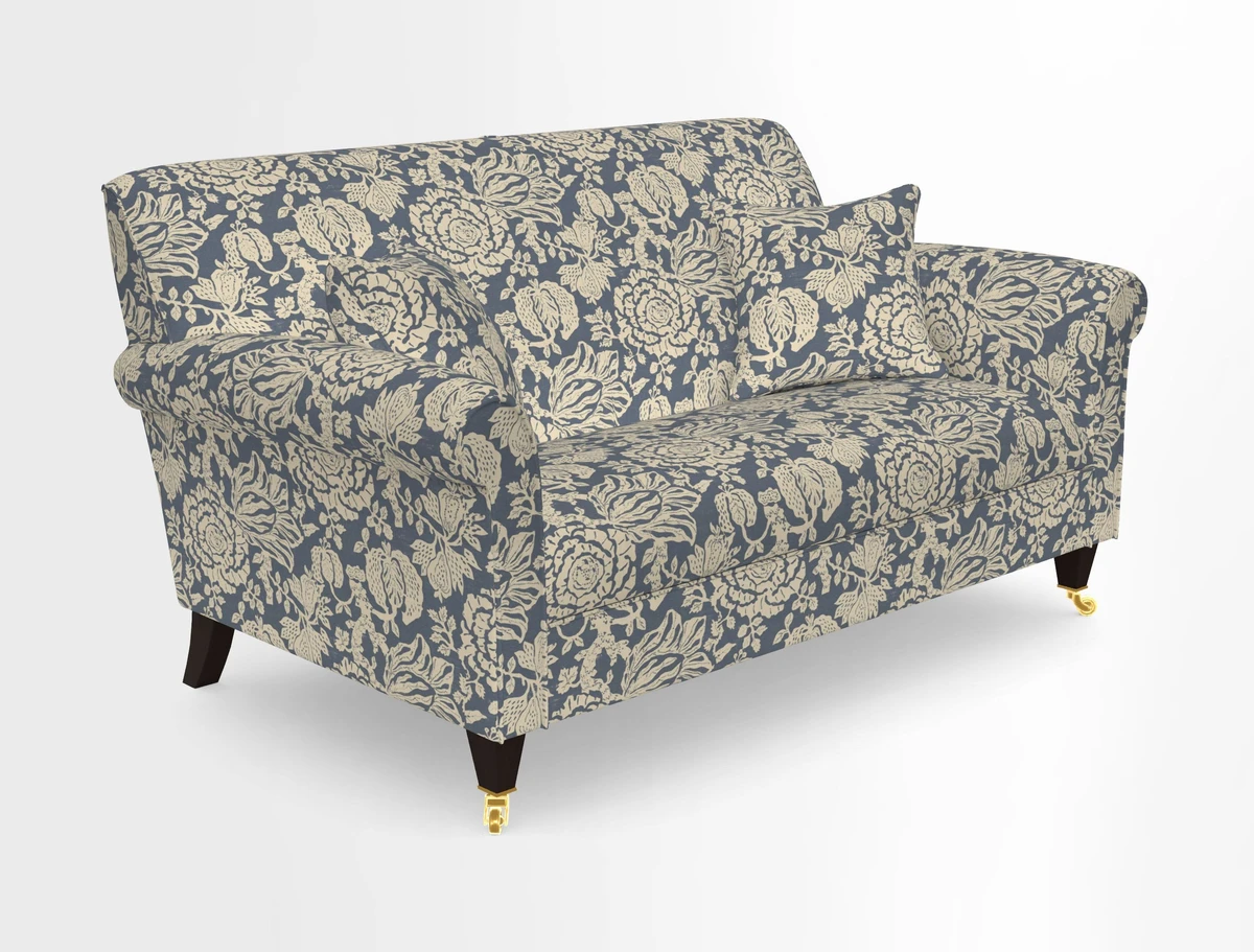 Petworth 2 Seater Sofa in Mulberry Flying Ducks