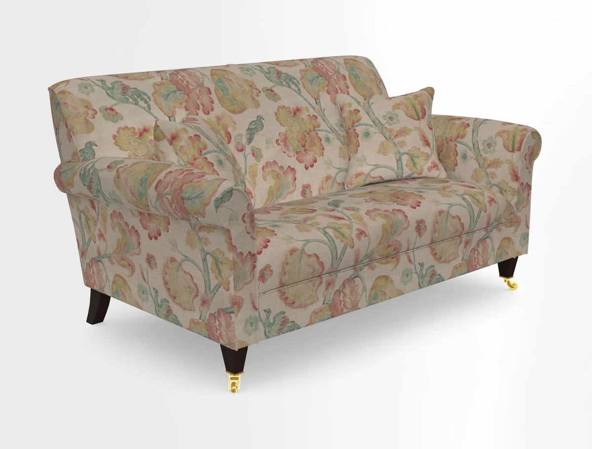 Petworth 2 Seater Sofa in Mulberry Flying Ducks