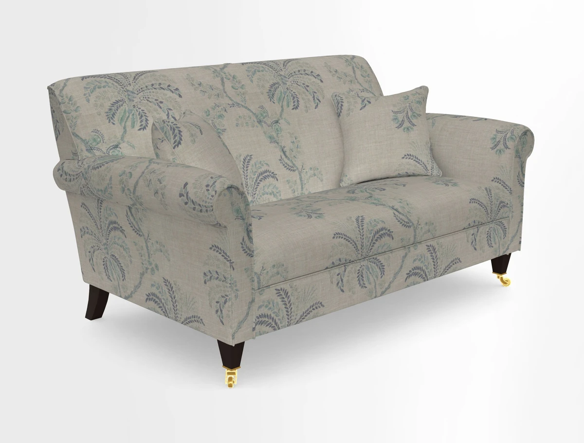 Petworth 2 Seater Sofa in Mulberry Flying Ducks