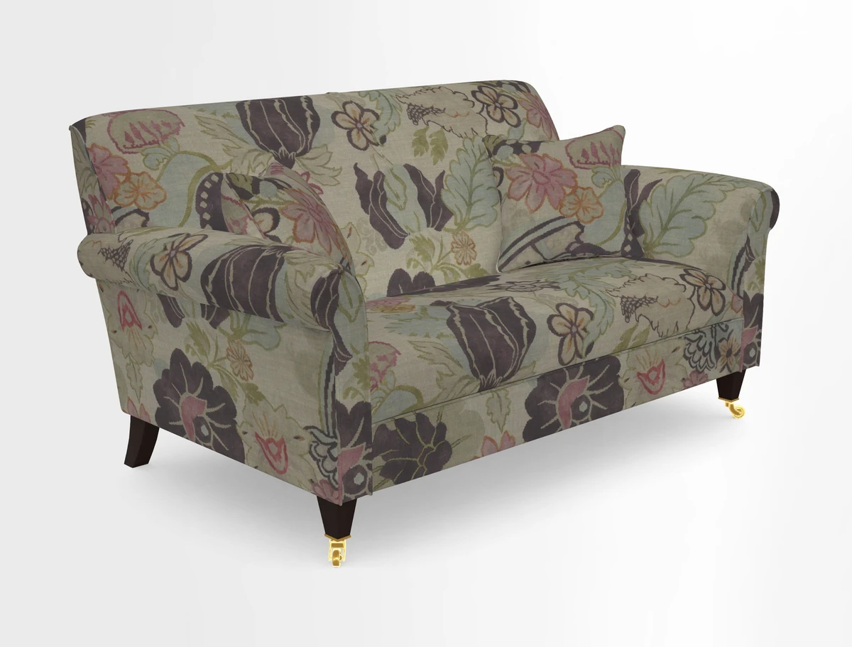 Petworth 2 Seater Sofa in Mulberry Flying Ducks